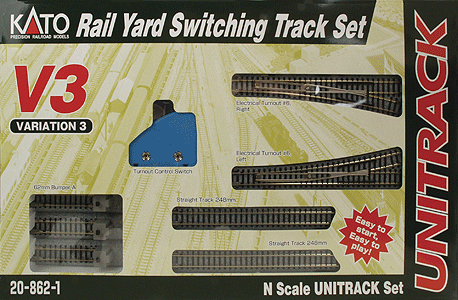 20-862 V3 Rail Yard Switching Track Set