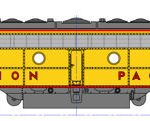  176-5318 Union Pacific EMD E9A Locomotive Nose Herald 962