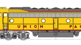  176-5318 Union Pacific EMD E9A Locomotive Nose Herald 962 176-5318 Union Pacific EMD E9A Locomotive Nose Herald 962xx
