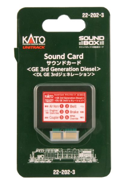 22-202-3 Sound Card GE 3rd Generation Diesel