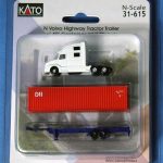 31-615 Volvo highway, tractor trailer and container